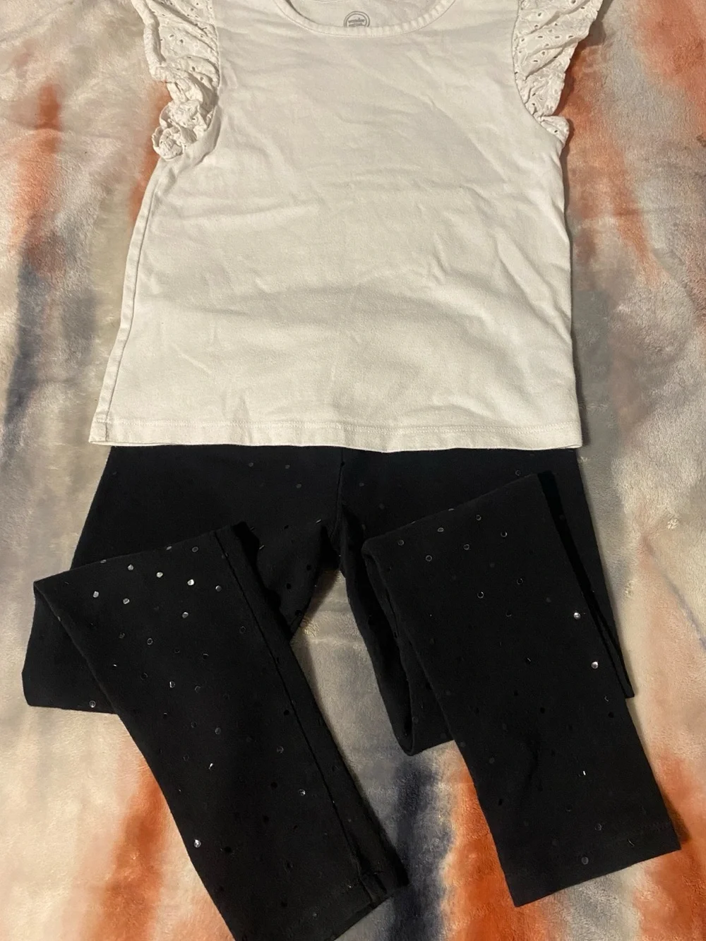 Black Leggings with Top